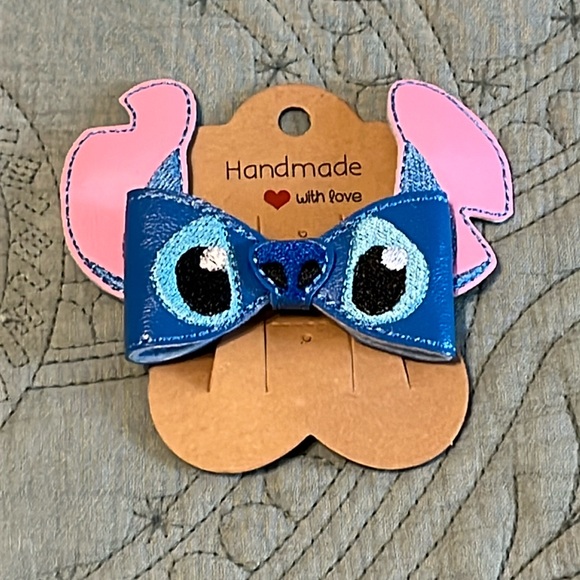 Handmade Disney Stitch Inspired Hair Clip - Picture 2 of 11